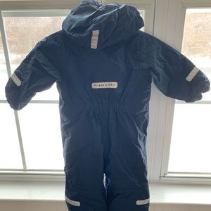 Gently used Polarn O Pyret waterproof snowsuit